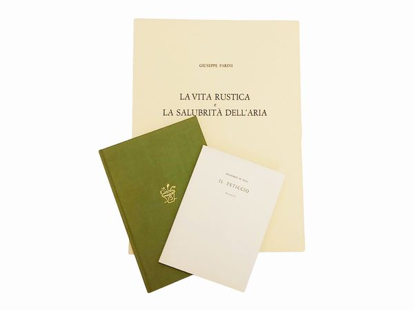 Castellani - Conti - Rossi  - Asta La collezione Bucciarelli: dipinti, grafiche, edizioni d'artista - Associazione Nazionale - Case d'Asta italiane