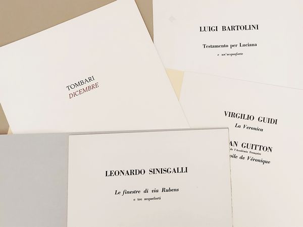 Bartolini - Bellotti - Guidi - Sinisgalli  - Asta La collezione Bucciarelli: dipinti, grafiche, edizioni d'artista - Associazione Nazionale - Case d'Asta italiane