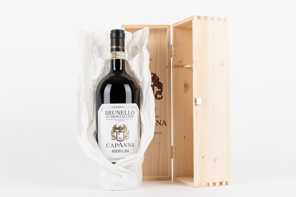 Toscana : Capanna Brunello di Montalcino Riserva Magnum  - Asta Vini e distillati - Associazione Nazionale - Case d'Asta italiane