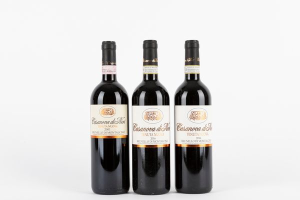 Toscana : Casanova di Neri Brunello di Montalcino Tenuta Nuova 2001-2016 (3 BT)  - Asta Vini e distillati - Associazione Nazionale - Case d'Asta italiane