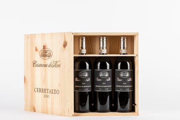 Toscana : Casanova di Neri Cerretalto Brunello di Montalcino (3 BT)  - Asta Vini e distillati - Associazione Nazionale - Case d'Asta italiane