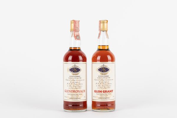 Scozia : Gordon & MacPhail Marriage Celebration: Glen Grant - Strathisla - Glenburgie (2 BT)  - Asta Vini e distillati - Associazione Nazionale - Case d'Asta italiane