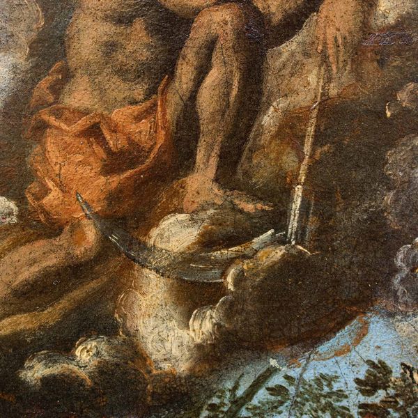 Scuola ferrarese del XVII secolo Il paradiso in terra o let delloro  - Asta Old Masters - Associazione Nazionale - Case d'Asta italiane