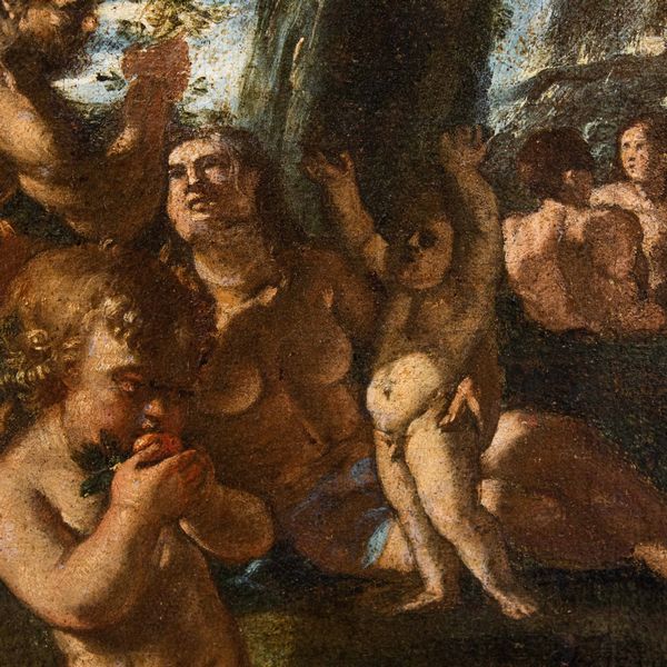 Scuola ferrarese del XVII secolo Il paradiso in terra o let delloro  - Asta Old Masters - Associazione Nazionale - Case d'Asta italiane