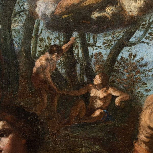 Scuola ferrarese del XVII secolo Il paradiso in terra o let delloro  - Asta Old Masters - Associazione Nazionale - Case d'Asta italiane