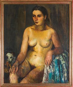 Piero Marussig : Nudo  - Asta Arte Moderna e Contemporanea - Associazione Nazionale - Case d'Asta italiane