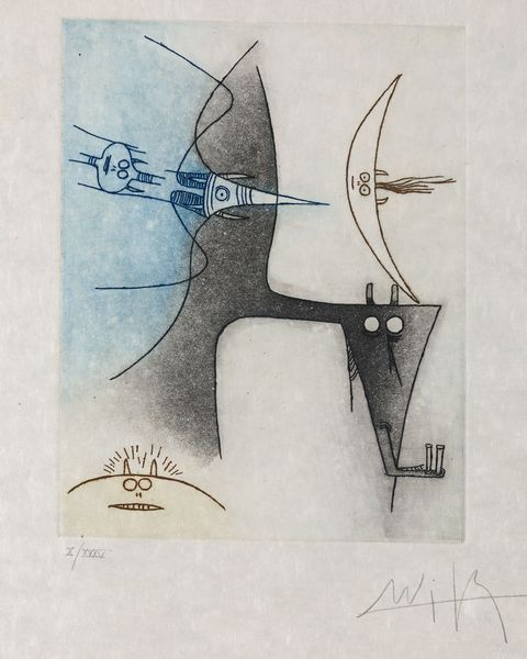 Wifredo Lam : Senza titolo  - Asta Fotografia e multipli d'artista - Associazione Nazionale - Case d'Asta italiane