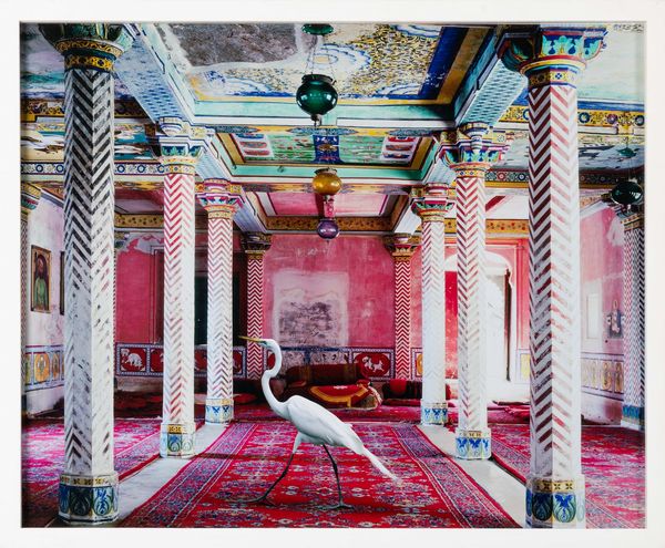 Karen Knorr : Flight to Freedom, Durbar Hall, Dungarpur, dalla serie India Song<BR>  - Asta Fotografia e multipli d'artista - Associazione Nazionale - Case d'Asta italiane