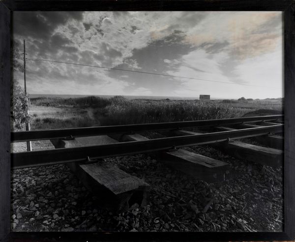 Enzo Obiso : Ferrovia di sera  - Asta Fotografia e multipli d'artista - Associazione Nazionale - Case d'Asta italiane