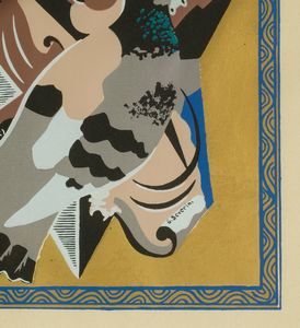 Gino Severini : Natura morta con piccione  - Asta Fotografia e multipli d'artista - Associazione Nazionale - Case d'Asta italiane