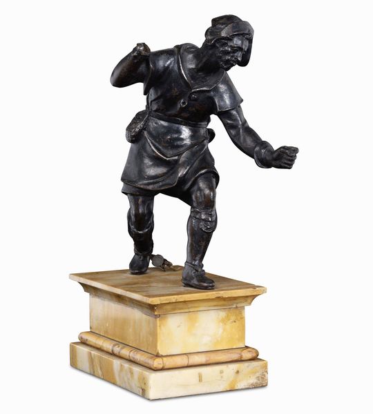 Uccellatore. Bronzo fuso e patinato. Arte toscana del XVI secolo. Ambito di Gianbologna (1529-1608)  - Asta Scultura e Oggetti d'Arte - Associazione Nazionale - Case d'Asta italiane