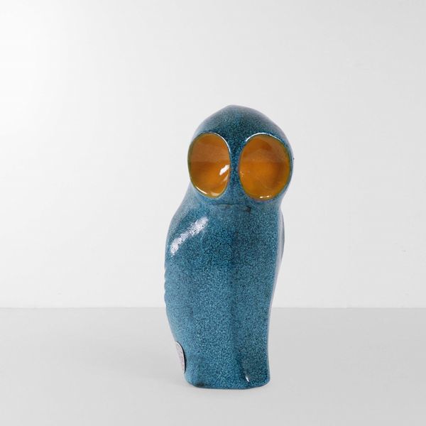 Ceramicas : Scultura raffigurante gufo  - Asta Design Lab - Associazione Nazionale - Case d'Asta italiane