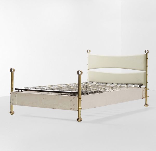 OSVALDO BORSANI : Letto mod. L79  - Asta Design Lab - Associazione Nazionale - Case d'Asta italiane