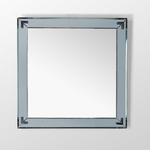 FONTANA ARTE : Specchio mod. 2283 con cornice in cristallo.  - Asta Design Lab - Associazione Nazionale - Case d'Asta italiane