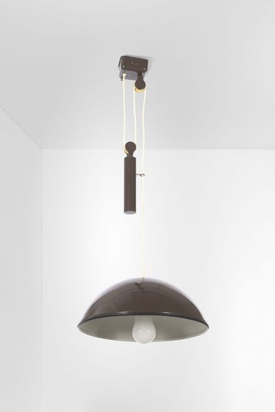 ACHILLE E PIERGIACOMO CASTIGLIONI : Lampada a sospensione mod. Relemme  - Asta Design Lab - Associazione Nazionale - Case d'Asta italiane