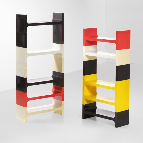 Set di due librerie componibili.  - Asta Design Lab - Associazione Nazionale - Case d'Asta italiane