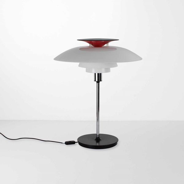 Poul  Henningsen : Lampada da tavolo mod. PH80  - Asta Design Lab - Associazione Nazionale - Case d'Asta italiane