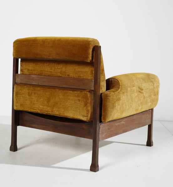 SAPORITI SERGIO (1928 - 2014) : Coppia di poltrone  - Asta Asta 393 | DESIGN E ARTI DECORATIVE DEL NOVECENTO Online - Associazione Nazionale - Case d'Asta italiane