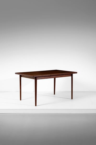 WEGNER HANS JORGEN (1914 - 2007) : Tavolo da pranzo per France & Son  - Asta Asta 393 | DESIGN E ARTI DECORATIVE DEL NOVECENTO Online - Associazione Nazionale - Case d'Asta italiane