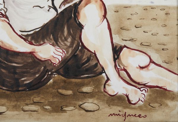 MIGNECO GIUSEPPE (1908 - 1997) : Pescatore.  - Asta Asta 394 | ARTE MODERNA E CONTEMPORANEA Virtuale - Associazione Nazionale - Case d'Asta italiane