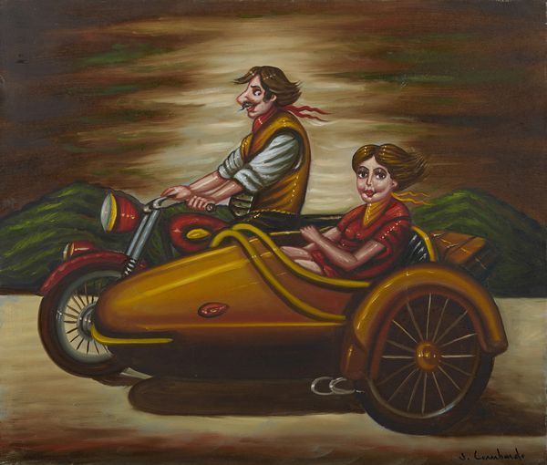 LOMBARDO SALVO (n. 1948) : Sidecar.  - Asta Asta 394 | ARTE MODERNA E CONTEMPORANEA Virtuale - Associazione Nazionale - Case d'Asta italiane