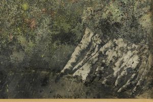 BANCHIERI GIUSEPPE (1927 - 1994) : Paesaggio.  - Asta Asta 394 | ARTE MODERNA E CONTEMPORANEA Virtuale - Associazione Nazionale - Case d'Asta italiane