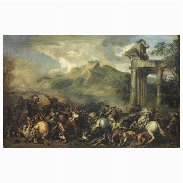 Da Salvator Rosa, sec. XVIII  - Asta ARCADE | DIPINTI DAL SECOLO XVI AL XVIII - Associazione Nazionale - Case d'Asta italiane