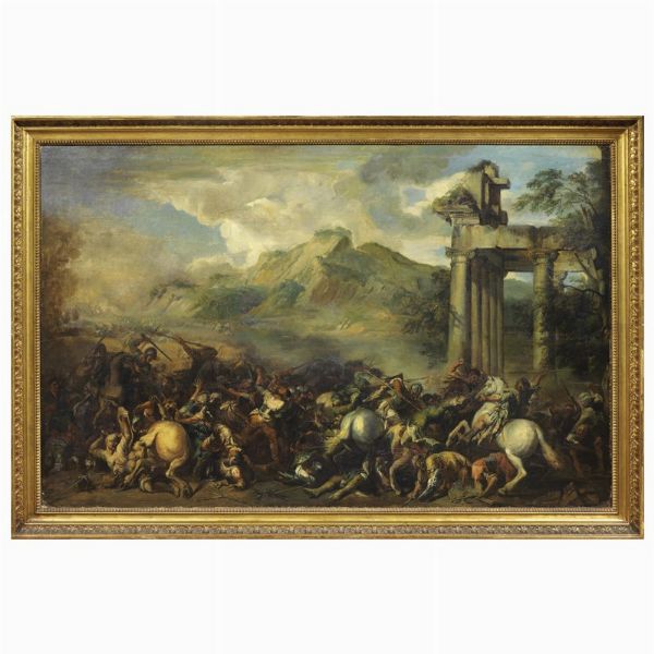 Da Salvator Rosa, sec. XVIII  - Asta ARCADE | DIPINTI DAL SECOLO XVI AL XVIII - Associazione Nazionale - Case d'Asta italiane