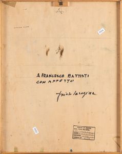 Guido La Regina : Opera K61  - Asta Opere di arte moderna e dalla Collezione di Eugenio Battisti - Associazione Nazionale - Case d'Asta italiane