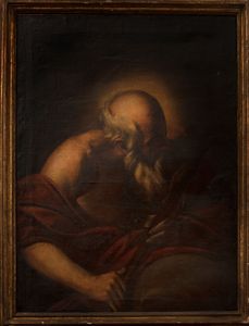 Scuola italiana, secolo XVII : San Girolamo  - Asta Incanti d'arte - Associazione Nazionale - Case d'Asta italiane