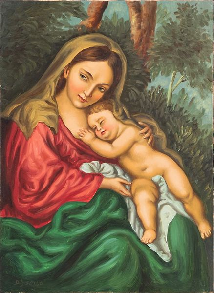 DANILO SOLIGO : Madonna con bambino  - Asta Asta a tempo di Arte Moderna e Contemporanea - Associazione Nazionale - Case d'Asta italiane