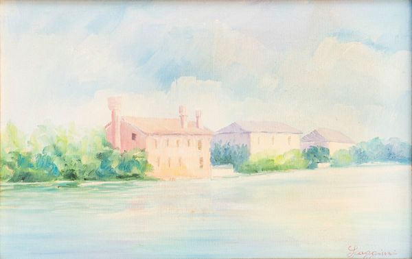 MARCELLO SPAGGIARI : Case a Torcello  - Asta Asta a tempo di Arte Moderna e Contemporanea - Associazione Nazionale - Case d'Asta italiane