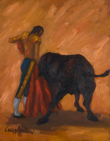 CARLO ANTOCI : Torero  - Asta Asta a tempo di Arte Moderna e Contemporanea - Associazione Nazionale - Case d'Asta italiane