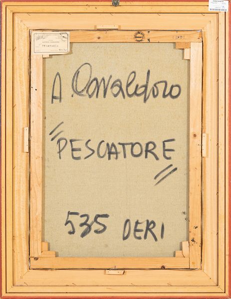 ALFREDO CAVALDORO : Semina in Messico - Pescatore  - Asta Asta a tempo di Arte Moderna e Contemporanea - Associazione Nazionale - Case d'Asta italiane