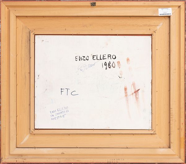 ENZO ELLERO : Case  - Asta Asta a tempo di Arte Moderna e Contemporanea - Associazione Nazionale - Case d'Asta italiane