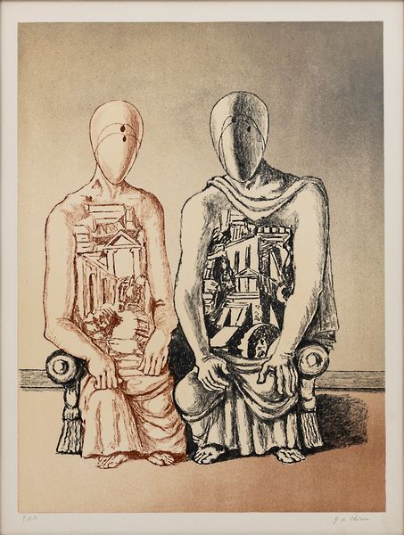 Giorgio de Chirico : Gli archeologi  - Asta Asta a tempo di Arte Moderna e Contemporanea - Associazione Nazionale - Case d'Asta italiane