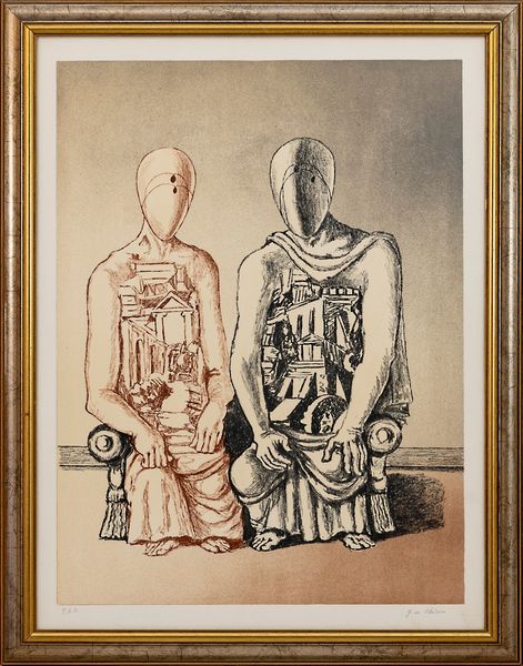 Giorgio de Chirico : Gli archeologi  - Asta Asta a tempo di Arte Moderna e Contemporanea - Associazione Nazionale - Case d'Asta italiane