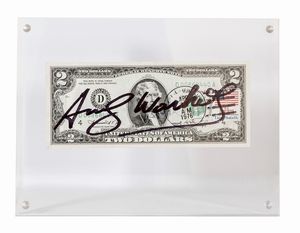 ANDY  WARHOL - 2 dollars (Thomas Jefferson)