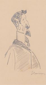 SANTE CANCIAN : Ritratti, caricature  - Asta Asta a tempo di Arte Moderna e Contemporanea - Associazione Nazionale - Case d'Asta italiane