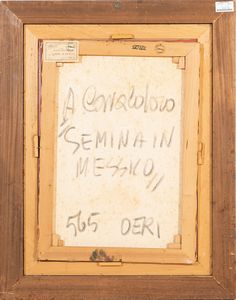 ALFREDO CAVALDORO : Semina in Messico - Pescatore  - Asta Asta a tempo di Arte Moderna e Contemporanea - Associazione Nazionale - Case d'Asta italiane