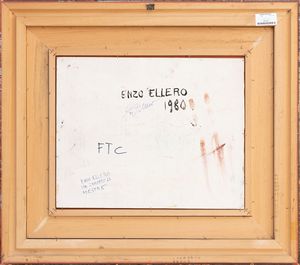 ENZO ELLERO : Case  - Asta Asta a tempo di Arte Moderna e Contemporanea - Associazione Nazionale - Case d'Asta italiane