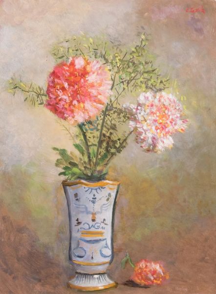 Vaso di fiori  - Asta PARADE II - Dipinti del XIX e XX secolo  - Associazione Nazionale - Case d'Asta italiane