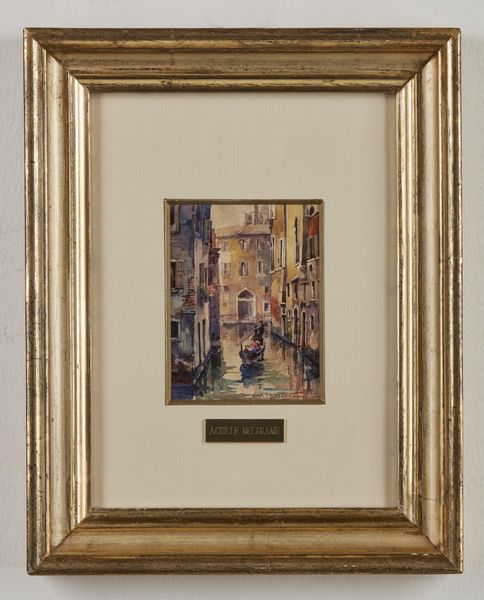 BELTRAME ACHILLE (1871 - 1945) : In gondola a Venezia  - Asta Asta 395 | ARTE ANTICA E DEL XIX SECOLO Online - Associazione Nazionale - Case d'Asta italiane