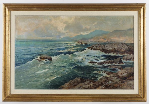 GIORDANO FELICE (1880 - 1964) : Capri  - Asta Asta 395 | ARTE ANTICA E DEL XIX SECOLO Online - Associazione Nazionale - Case d'Asta italiane