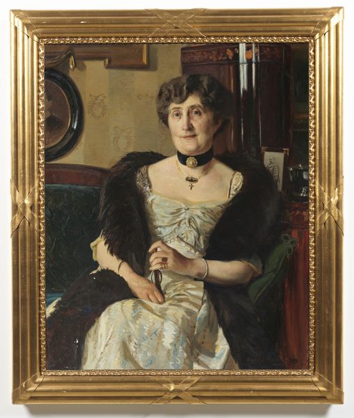 HAERNING AUGUST (1874 - 1961) : Ritratto di Adelaide Franciska Emilie di Saint Aubain  - Asta Asta 395 | ARTE ANTICA E DEL XIX SECOLO Online - Associazione Nazionale - Case d'Asta italiane