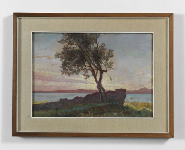 GALANTI PIERO (1885 - 1973) : Paesaggio lagunare con albero  - Asta Asta 395 | ARTE ANTICA E DEL XIX SECOLO Online - Associazione Nazionale - Case d'Asta italiane