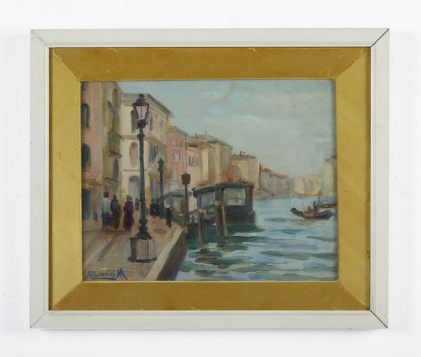 ALBANO MARIO (1896 - 1968) : Canal Grande  - Asta Asta 395 | ARTE ANTICA E DEL XIX SECOLO Online - Associazione Nazionale - Case d'Asta italiane