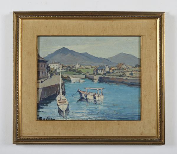 BOGGIONE ENRICO  (1889 - 1985) : Paesaggio inglese, Cornovaglia  - Asta Asta 395 | ARTE ANTICA E DEL XIX SECOLO Online - Associazione Nazionale - Case d'Asta italiane