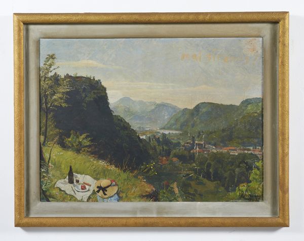 MANARESI PAOLO (1908 - 1991) : Picnic in montagna  - Asta Asta 395 | ARTE ANTICA E DEL XIX SECOLO Online - Associazione Nazionale - Case d'Asta italiane