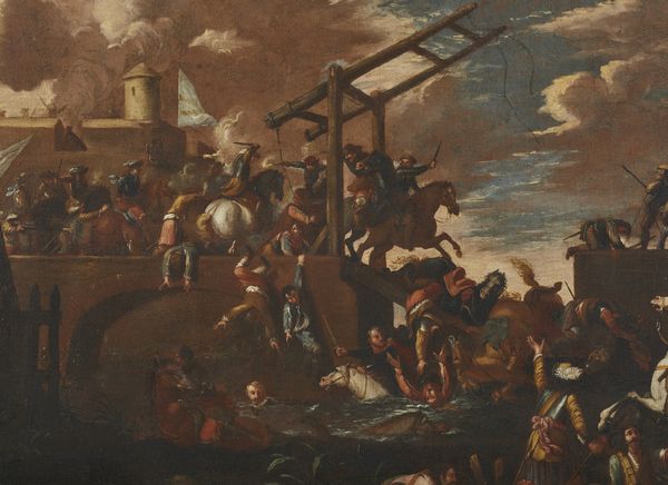 ARTISTA DEL XVII SECOLO : Scena di battaglia  - Asta Asta 395 | ARTE ANTICA E DEL XIX SECOLO Online - Associazione Nazionale - Case d'Asta italiane